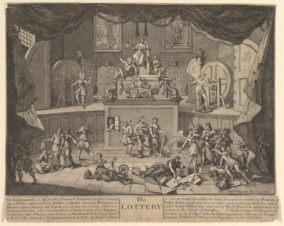 Loterie, po roce 1724. od William Hogarth