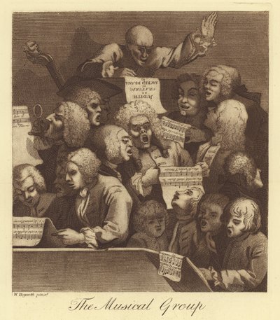 Hudební skupina od William Hogarth