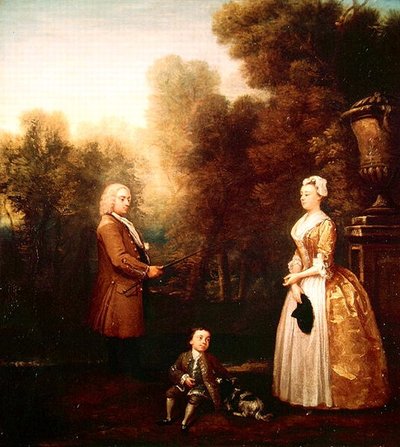 The Pascall Family (olej na plátně) od William Hogarth