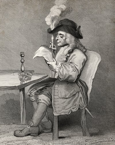 Politik, z „Díla Williama Hogartha“, vydané v roce 1833 od William Hogarth