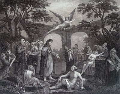 Bazén Bethesda od William Hogarth
