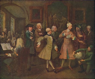 The Rakes Progress - The Levee, 1720-1735, 1920. od William Hogarth