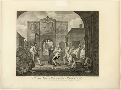 Pečené hovězí ze staré Anglie od William Hogarth