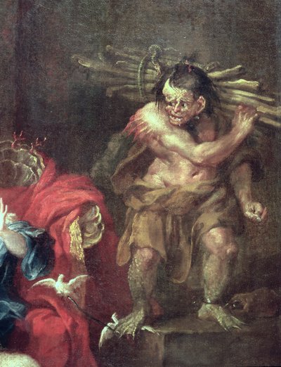 Bouře, detail Kalibána olej na plátně detail 353593 od William Hogarth