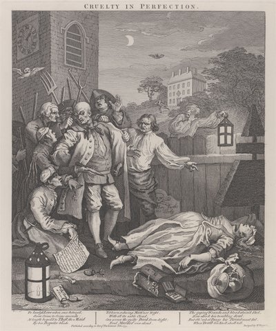 Třetí stupeň krutosti: Krutost v dokonalosti od William Hogarth