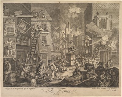 The Times, tabule 1 od William Hogarth