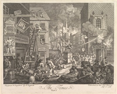 The Times, deska 1, 7. září 1762. od William Hogarth