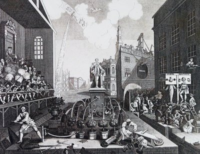 Časy. Deska II 1762, William Hogarth od William Hogarth