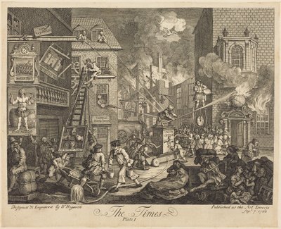 The Times, tabule 1 od William Hogarth