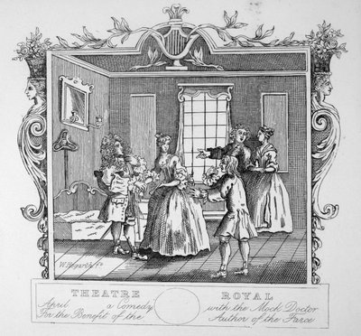 Královské divadlo od William Hogarth