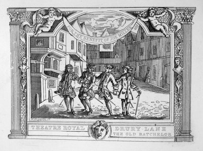 Theatre Royal, Drury Lane Starý mládenec od William Hogarth