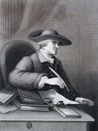 Thomas Morell (1703 1784) anglický libretista, klasický učenec Williama Hogartha od William Hogarth