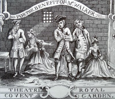 Vstupenka do divadla od William Hogarth