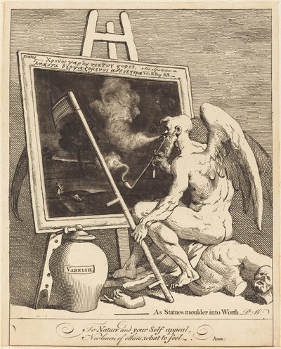 Čas kouření obrázku od William Hogarth