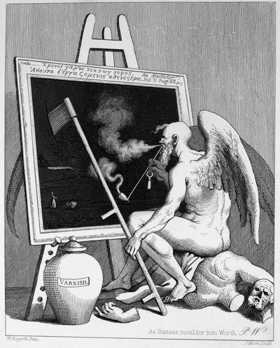 Čas kouření obrázku od William Hogarth
