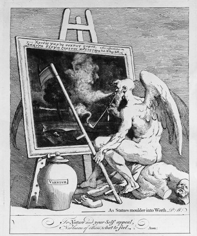 Čas kouření obrázku, 1761 od William Hogarth