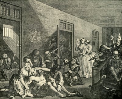 Léčba šílenců, 1733, 1925. od William Hogarth