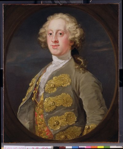 William Cavendish, markýz z Hartingtonu, pozdější 4. vévoda z Devonshire (1720-64) 1741 od William Hogarth