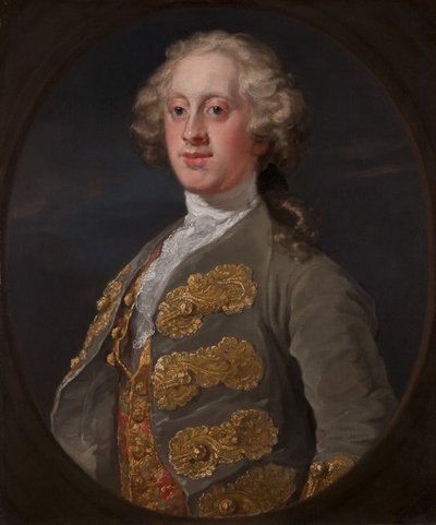 William Cavendish, markýz z Hartingtonu, pozdější čtvrtý vévoda z Devonshire, 1741. od William Hogarth