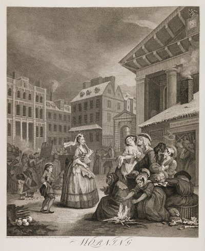 cs: Čtyři denní doby: Ráno od William Hogarth