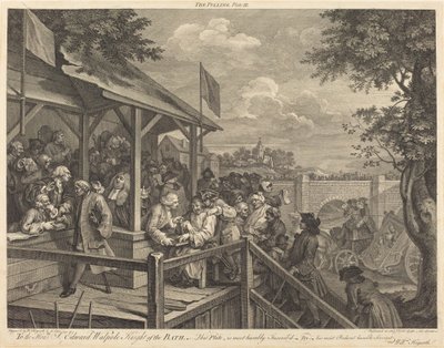 Průzkum veřejného mínění od William Hogarth and Francois Morellon de La Cave