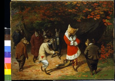 Jeho Veličenstvo přijímá (olej na plátně) od William Holbrook Beard