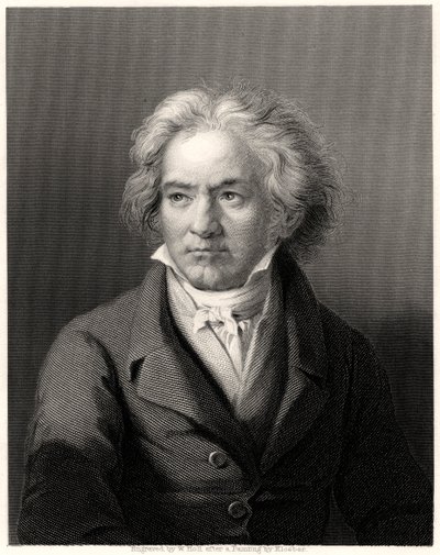 Beethoven, 19. století od William Holl