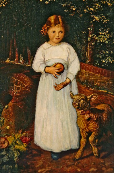 Slečna Flamborough (olej na plátně) od William Holman Hunt