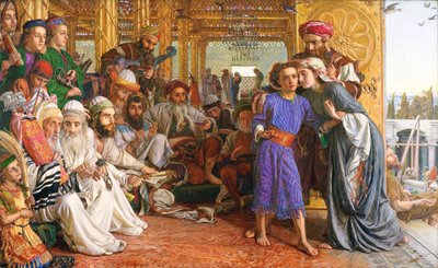 objevení Spasitele v chrámu od William Holman Hunt