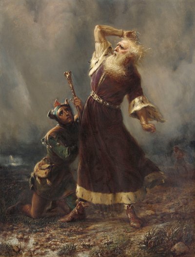 Král Lear a blázen od William Holmes Sullivan