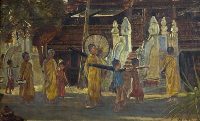 Procesí v Barmě od William Holt Yates Titcomb