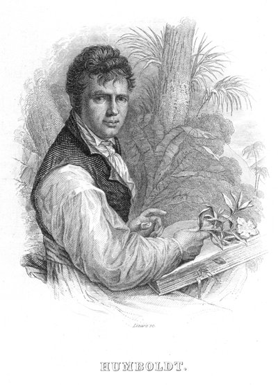 Alexander von Humboldt, německý přírodovědec, c1830 od William Home Lizars