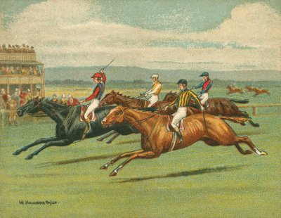 Dostihy historické a moderní, ploché dostihy, kůň od William Hounsom Byles