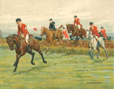 Historické a moderní závody, závody bod-bod (chromolitho) od William Hounsom Byles