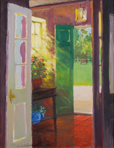 Paddock, 2001 (olej na palubě) od William Ireland
