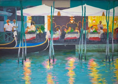 Venice Café (olej na palubě) od William Ireland