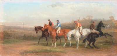 Steeplechasing: Na startu od William J. Shayer