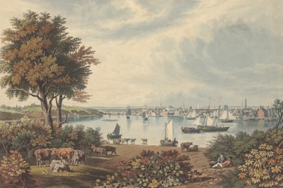 Baltimore Taken near Whetstone Point, publikoval 1831. od William James Bennett