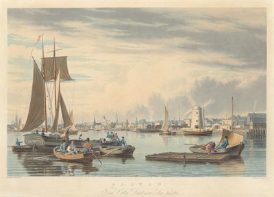 Boston: Z City Point poblíž Sea Street od William James Bennett