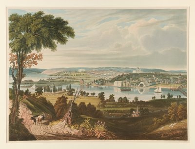 Město Washington Zpoza Navy Yardu od William James Bennett