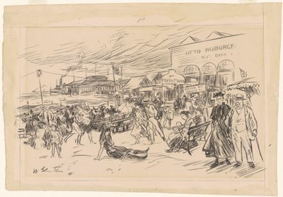 Promenáda Coney Island od William James Glackens