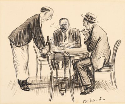 Už nikdy, poznamenal zachmuřeně od William James Glackens