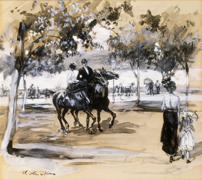 Riverside Drive od William James Glackens