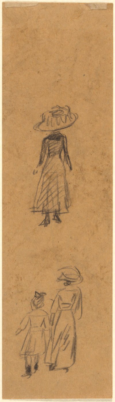Náčrt obrázků od William James Glackens