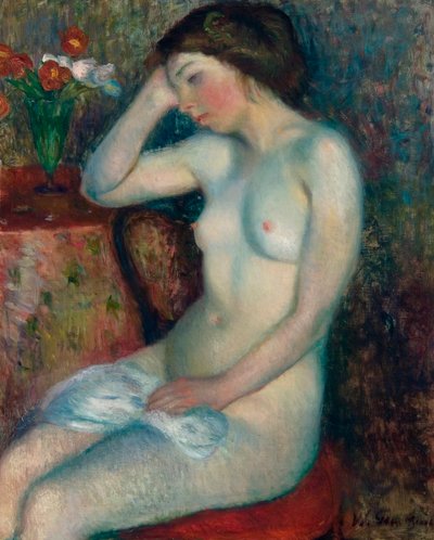Spící dívka od William James Glackens