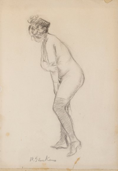 Stojící nahá žena od William James Glackens