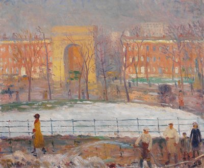 Čističe ulic, Washington Square od William James Glackens