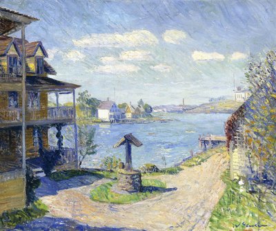 Letní hotel od William James Glackens