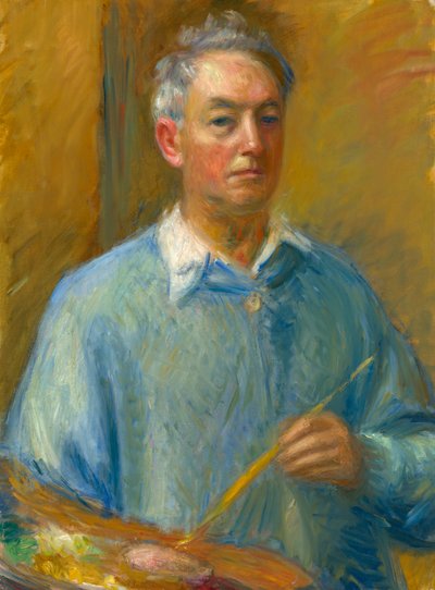William Glackens Autoportrét, c. 1935. od William James Glackens