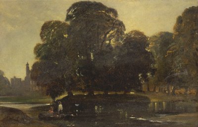 Pohled na Etona a kolegy Eyot od William James Muller
